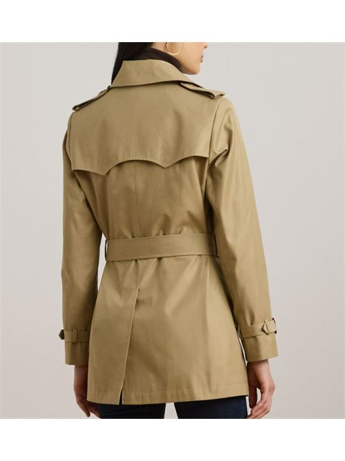 DOUBLE-BREASTED TRENCH COAT LAUREN RALPH LAUREN | 297967126002270 BROWN